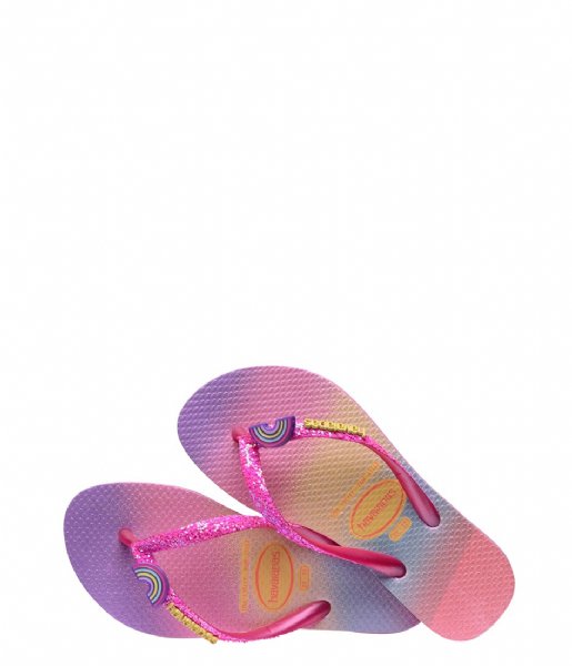 Havaianas  Flipflops Kids Slim Glitter Trendy Pink Lemonade/Pink Flux (2139)