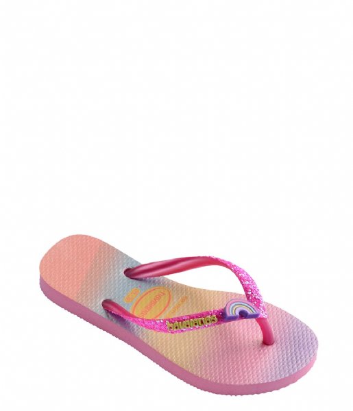 Havaianas  Flipflops Kids Slim Glitter Trendy Pink Lemonade/Pink Flux (2139)