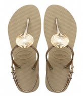 Havaianas Beach Sandals Twist Metal Sand Grey (0154)