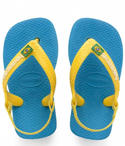 Havaianas  Baby Flipflops Brasil Logo turquoise (0212)