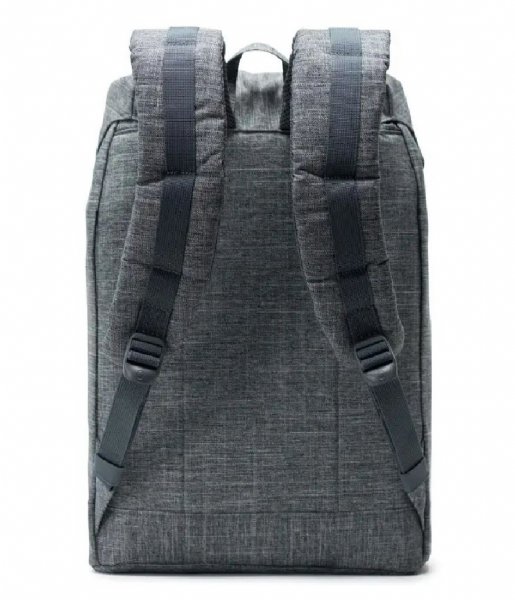 Herschel Supply Co.  Retreat Backpack 15 inch raven crosshatch/black rubber (01132)