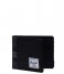 Herschel Supply Co.  Roy RFID Black Grayscale Plaid (5679)