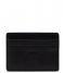 Herschel Supply Co.  Charlie Leather RFID Black (0001)