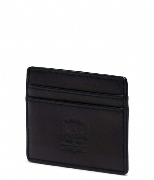 Herschel Supply Co.  Charlie Leather RFID Black (0001)