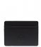 Herschel Supply Co.  Charlie Vegan Leather RFID Black (0001)