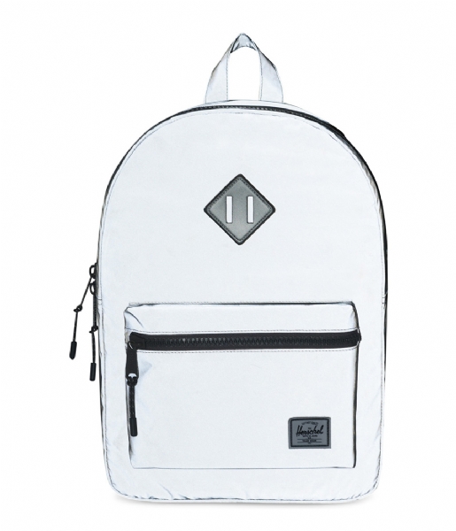 Herschel Supply Co.  Heritage Youth silver colored reflective rubber (01427)