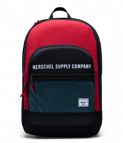 Herschel Supply Co.  Athletics Kaine 15 Inch black red bachelor button (03101)