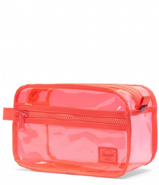 Herschel Supply Co.  Chapter Clear Bags Hot coral (04138)