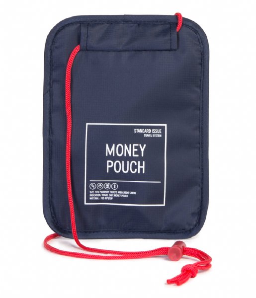 Herschel Supply Co.  Money Pouch navy/red (00018)