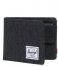 Herschel Supply Co.  Roy Coin RFID Black Crosshatch (2090)
