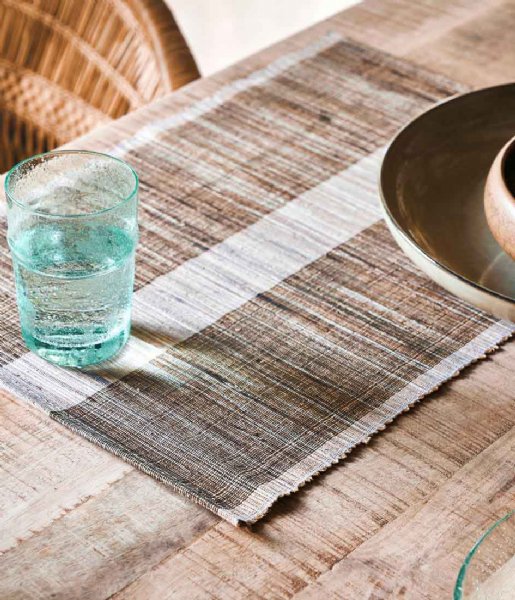 House Doctor  Placemat Bols 4-Pack Natuur