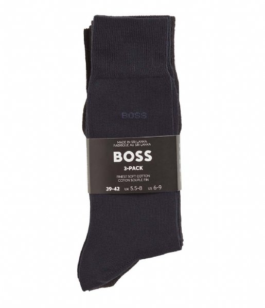 Hugo Boss  3-Pack RS Uni CC 10241905 01 Dark Blue (401)
