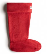 Hunter Recycled Fleece Tall Boot Sock Military Red