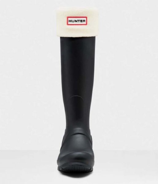 Hunter  Recycled Fleece Tall Boot Sock Hunter White