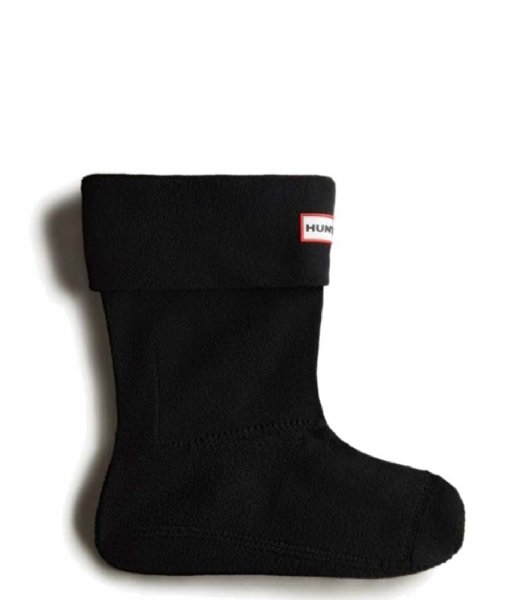 Hunter  Recycled Fleece Short Boot Sock Black