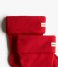 Hunter  Recycled Fleece Short Boot Sock Military Red
