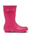 Hunter  Boots Original Short bright pink