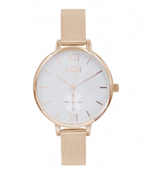 IKKI  Watch Estelle Rose Gold Plated rose gold plated white (ET02)