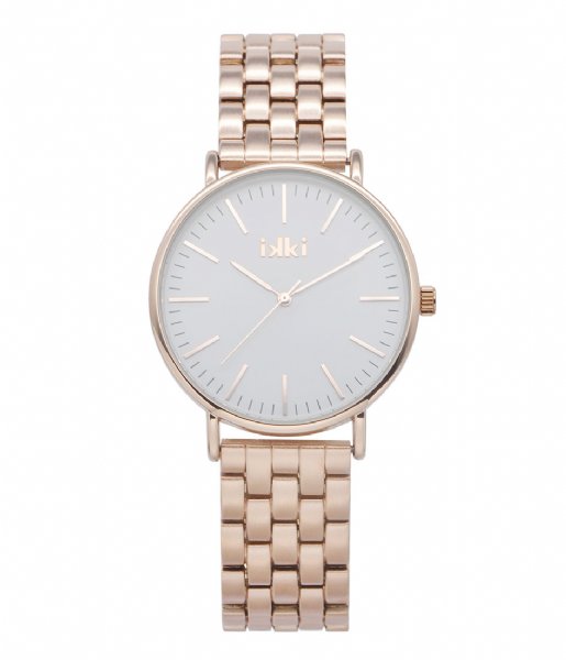 IKKI  Watch Zora Rose Gold Plated rose gold plated white (zr02)