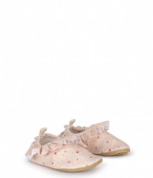 Konges Slojd  Frill Swim Shoes Etoile Pink Sparkle