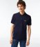 Lacoste1HP1 Mens Short Sleeve best polo 11 Navy Blue (166)