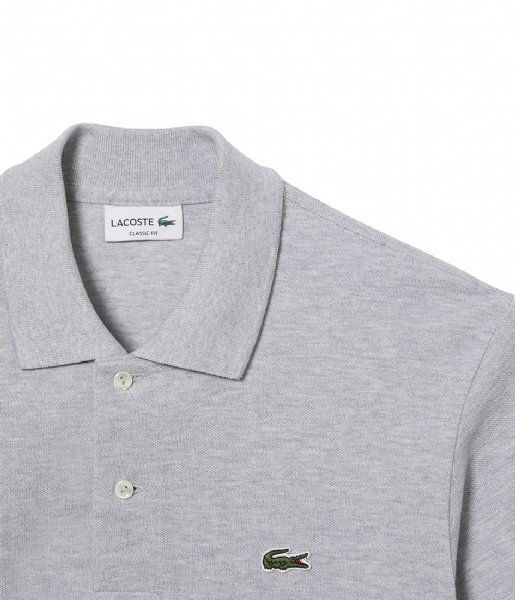 Lacoste  1HP1 Mens Short Sleeve best polo 01 Silver Chine (CCA)