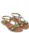 Lazamani  Sandals Strap Multi Metallic Orange Multi