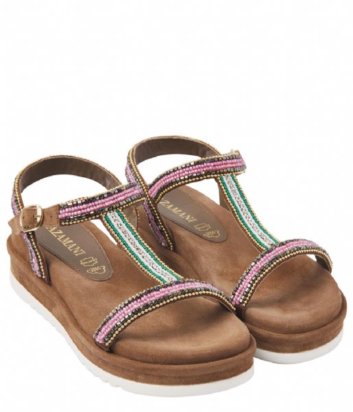 Lazamani  Sandals Beads Pink Multi