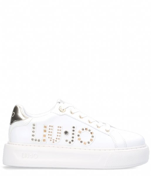 Liu Jo  Kylie 10 Sneaker White Light Gold (S1052)