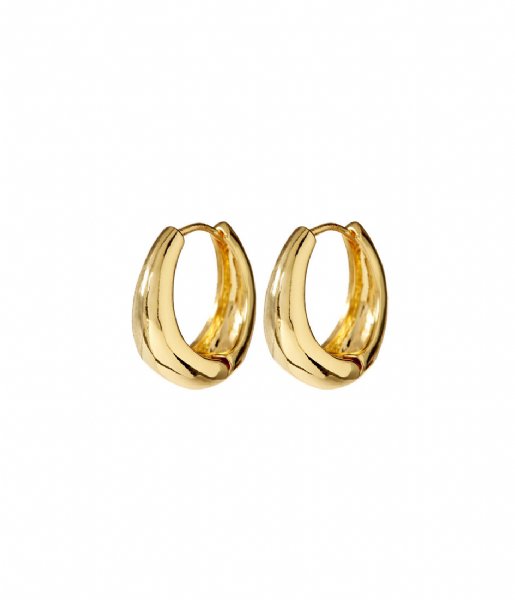 LUV AJ  The Marbella Hoops Gold Plated