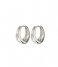 LUV AJ  The Marbella Hoops Silver Plated