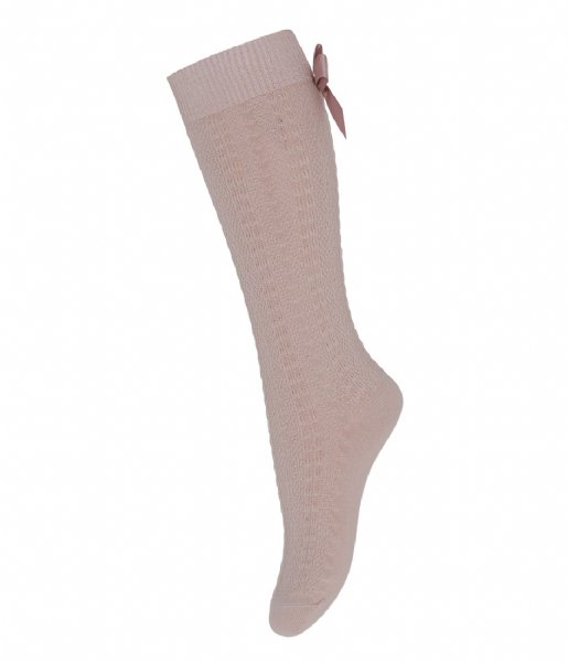 MP Denmark  Sofia knee socks with bow Rose Dust (853)