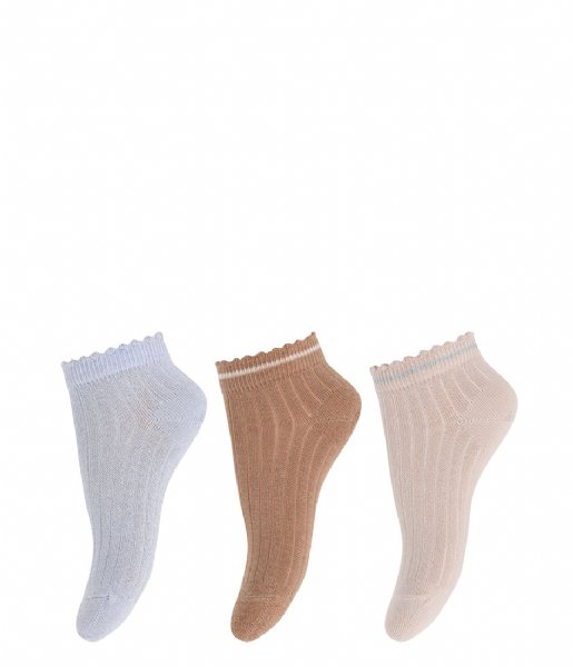 MP Denmark  Petra 3-pack socks Multi (8995)