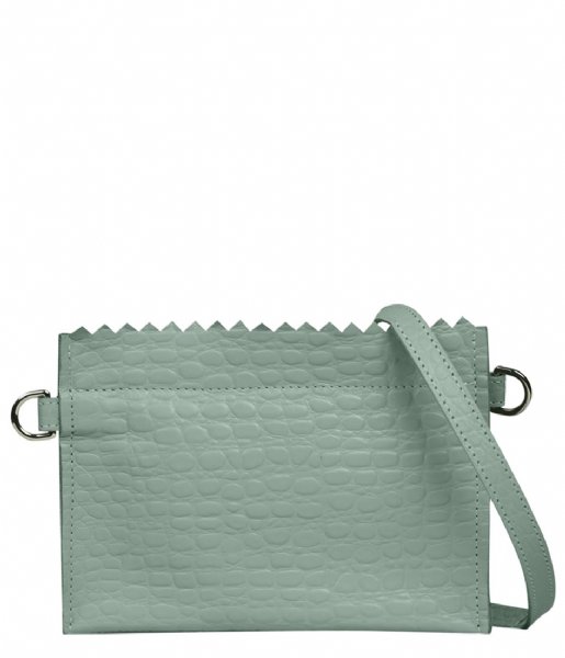 MYOMY  Paper Bag Everyday Croco Ocean Green (20)