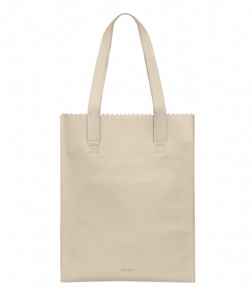 MYOMY  Paper Bag Shopper Croco Off White (41)
