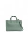 MYOMY  Paper Bag Handbag Mini Croco Ocean Green (20)