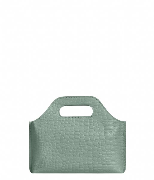 MYOMY  Carry Bag Tiny Croco Ocean Green (20)