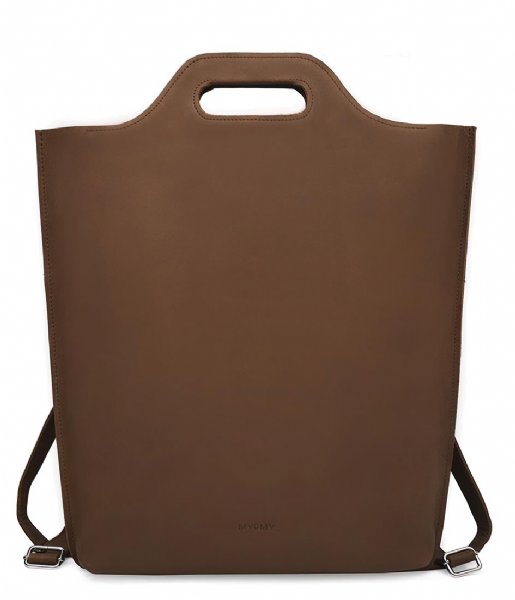MYOMY  Carry Backbag Work 17 inch Hunter Mid Brown (8077-0001)