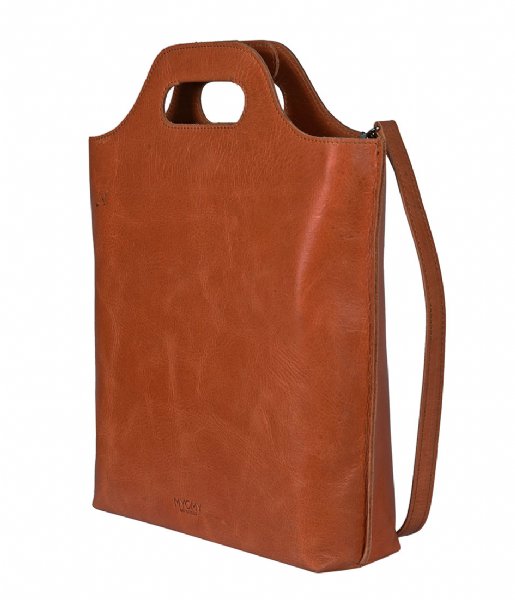 MYOMY  My Carry Bag Shopper Medium hunter waxy ginger (80781163)