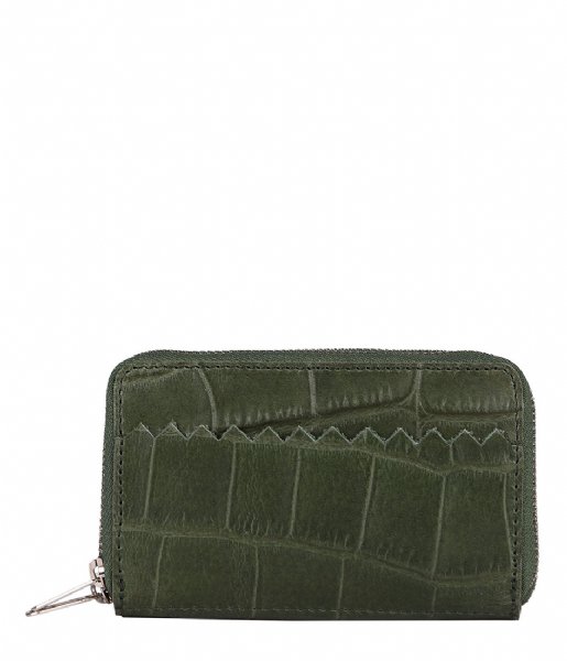 MYOMY  My Paper Bag Wallet Medium croco vetiver green (101092940)