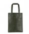MYOMY  My Paper Bag Zipper Long Handles New croco vetiver green (10272940)