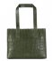 MYOMY  My Paper Bag Handbag croco vetiver green (10572940)