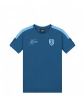 Malelions Junior Sport Transfer T-Shirt Navy-Light Blue (311)