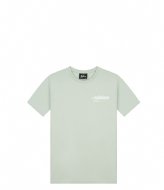 Malelions Junior Worldwide T-Shirt Aqua Grey (962)