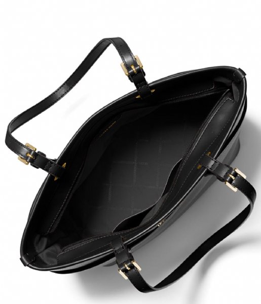 Michael Kors  Winston Medium Top Zip Pocket Tote Black (001)