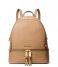 Michael Kors  Rhea Zip Medium Backpack Camel (222)