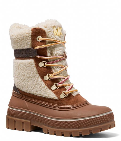 Michael Kors  Ozzie Ankle Boot Natural Luggage (969)