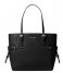 Michael Kors  Voyager EW Signature Tote black & silver colored hardware