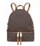 Michael KorsRhea Zip Medium Backpack brown & gold colored hardware