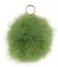 Michael Kors  Large Fur Round Feather PomPom true green 